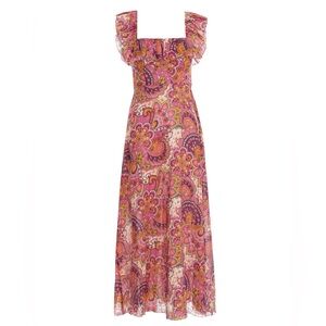 Zimmermann Fiesta Ruffle Neck Long Dress size 1 (6)